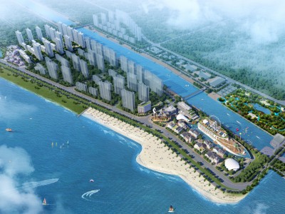 啟東十里海灣打造有海盜船科技館、藝術(shù)中心等