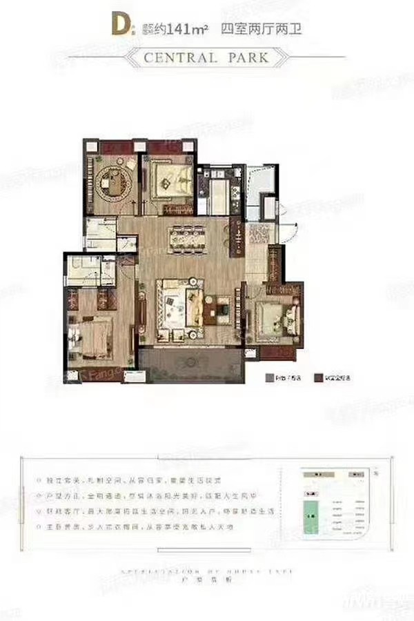 雅居樂萬科中央公園2/7洋房，現(xiàn)房，小區(qū)中心位置靜，147平  3/2/2     開發(fā)商豪裝 帶地暖 中央空調(diào)新風(fēng)系統(tǒng)，售價325.8萬